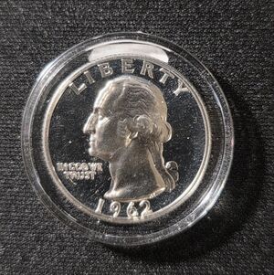 Silver Proof 1962 Quarter